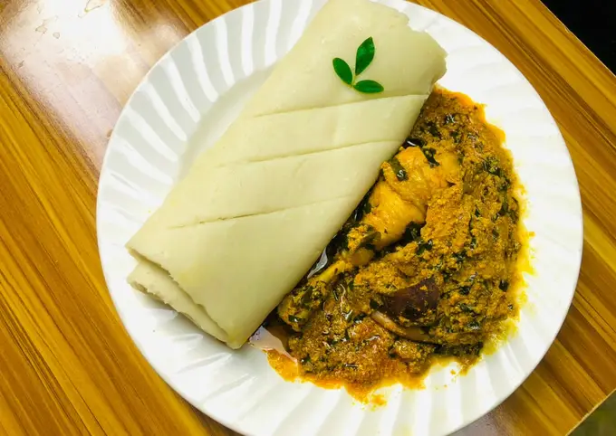 Pounded Yam & Egusi Soup