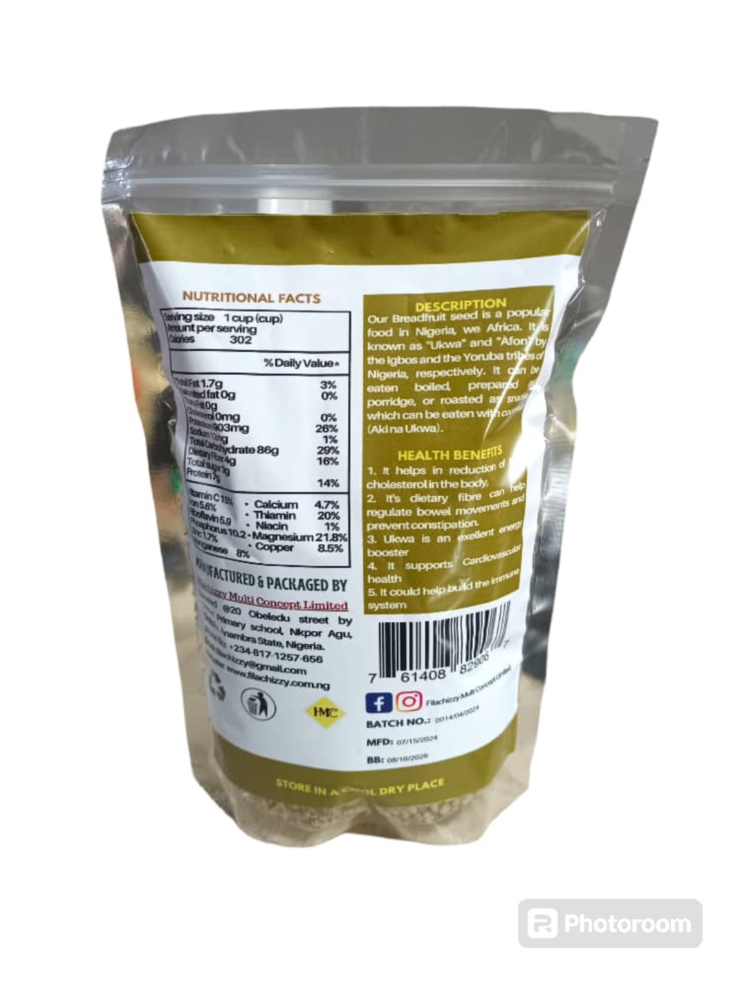 Breadfruit, Ukwa, Àfon, Jada, gurasa gurasa