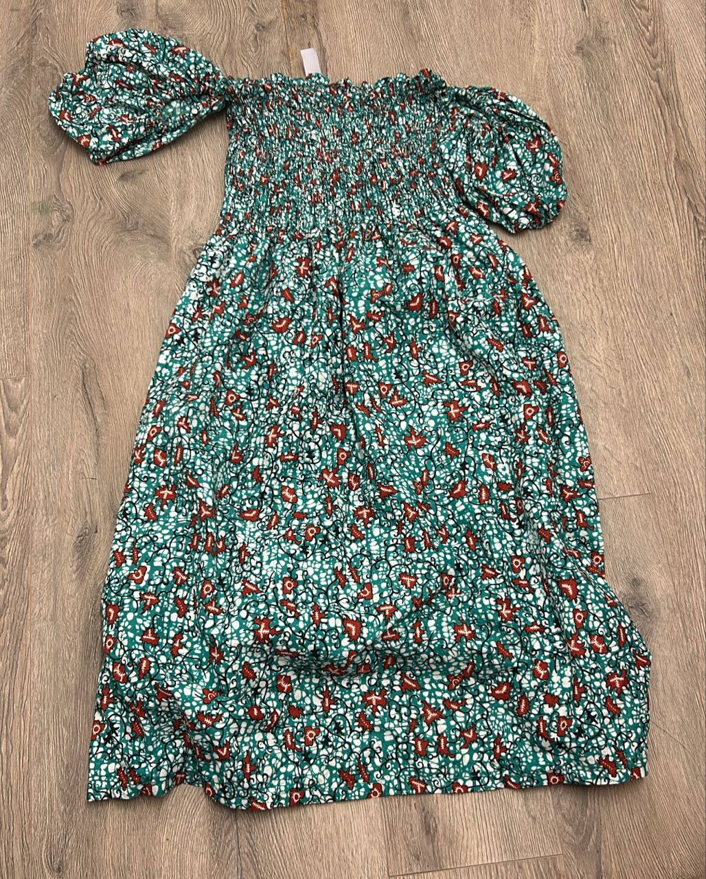 Elegant Free Smoke Off Shoulder Ankara Gown